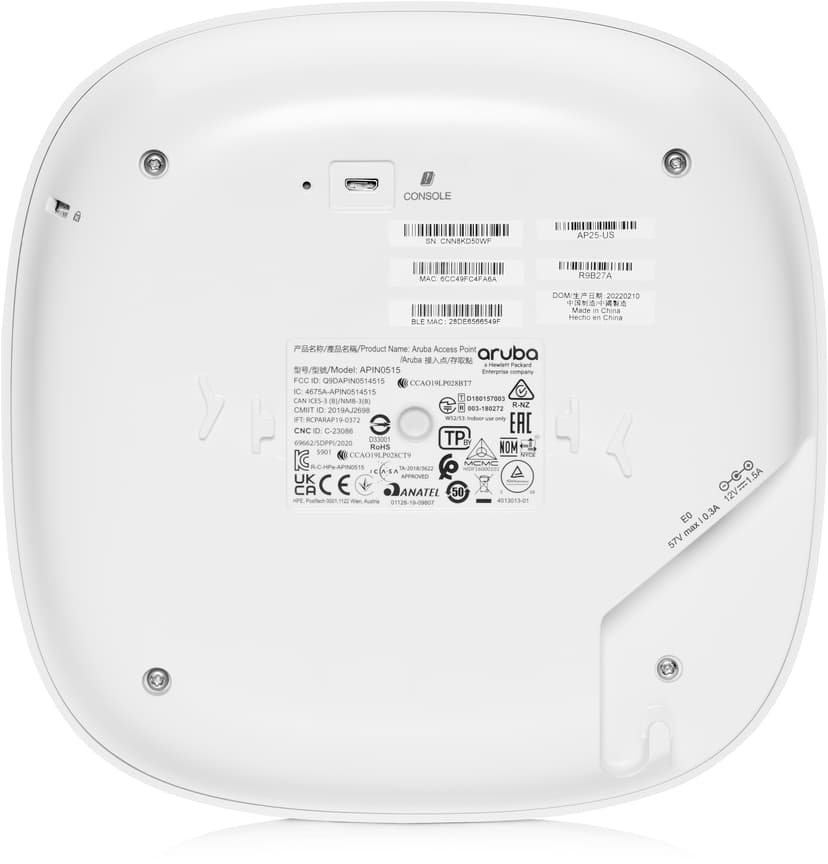 HPE Networking Instant On AP25 4x4 WiFi 6 3-Pack
