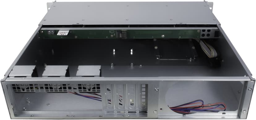 Inter-Tech 2U 2404S Storage Chassi Rack Silver, Svart