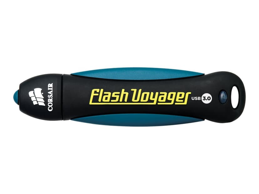 Corsair Flash Voyager USB 3.0 128GB USB Type-A Svart, Blå