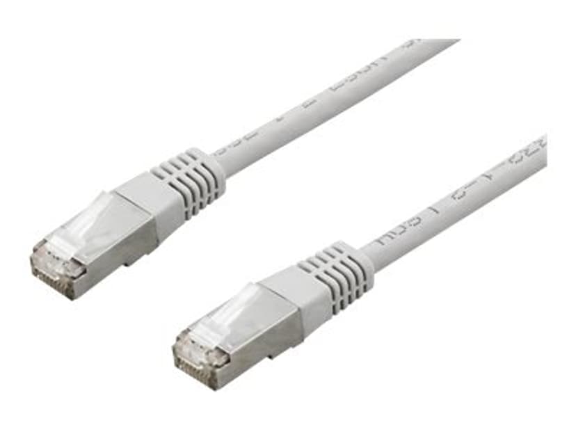 Deltaco Kytkentäkaapeli RJ-45 Cat7 30m Harmaa