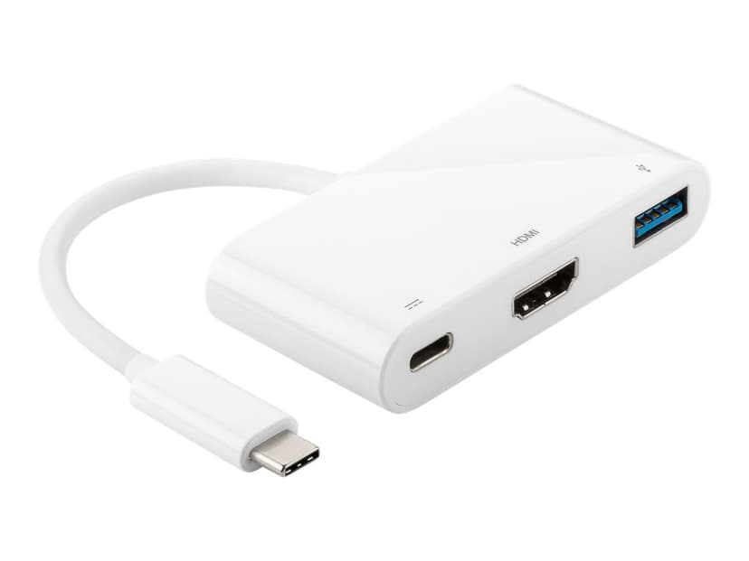 Microconnect USB3.1CCOM2 USB grafisk kobling Hvit