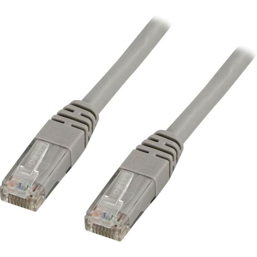 Deltaco Patch-Kabel RJ-45 Cat 6 3m Grå