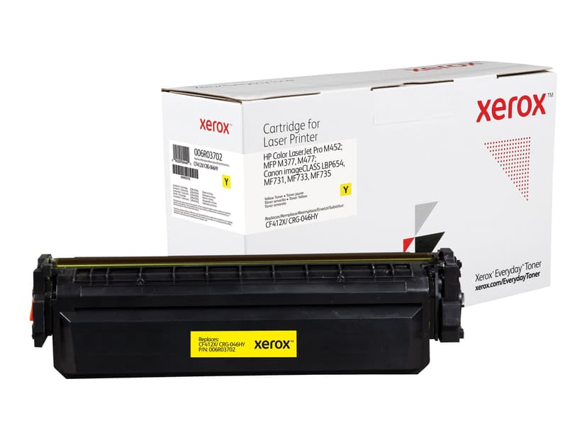 Xerox Everyday V�rikasetti Vaihtoehtona HP Keltainen 410X (CF412X) HC