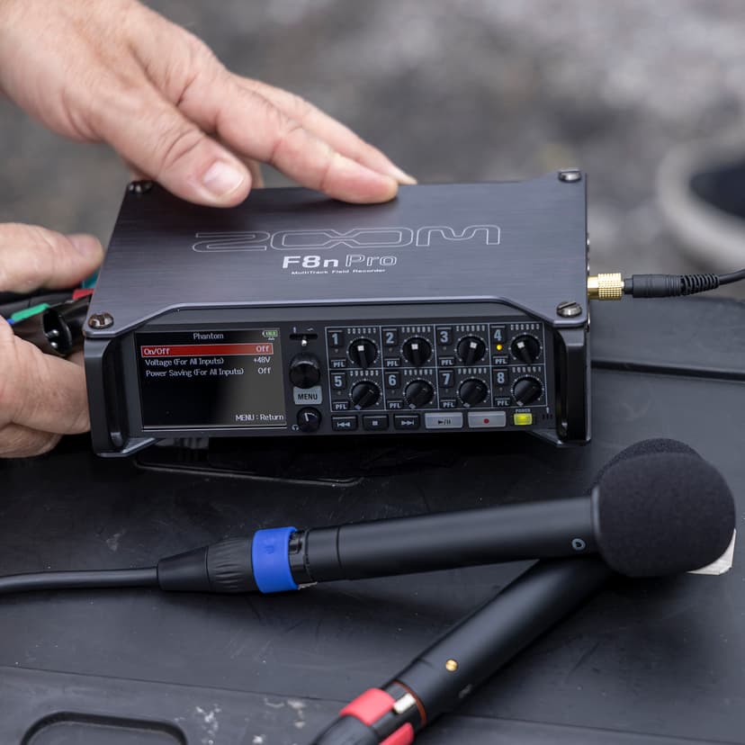 Zoom F8n Pro Multitrack Field Recorder