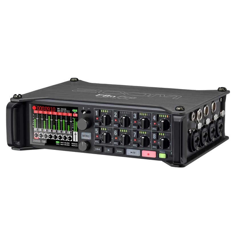 Zoom F8n Pro Multitrack Field Recorder