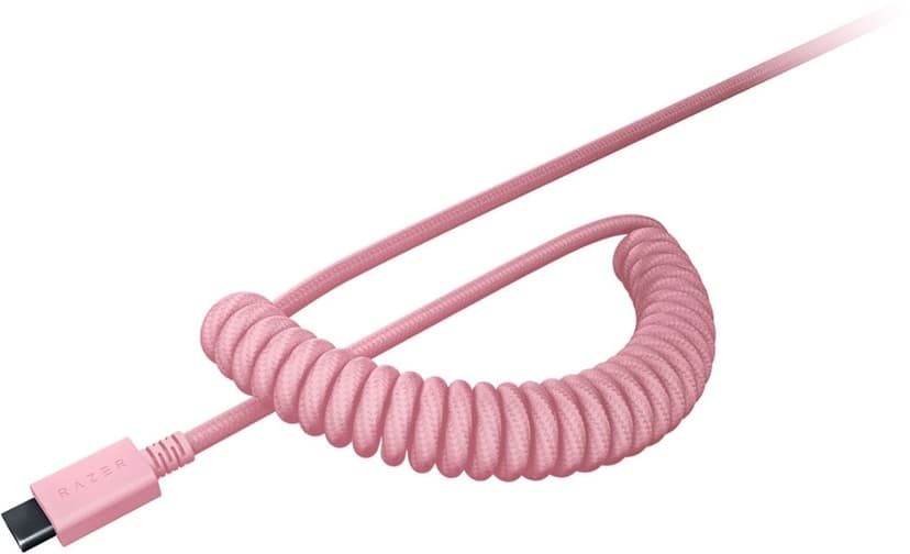 Razer PBT Keycap + Coiled Cable Upgrade Set - Quartz Pink