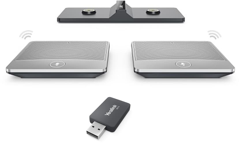 Yealink CPW90 Wireless Mic 2-pack + Charging Stand + DD10 USB Dongle