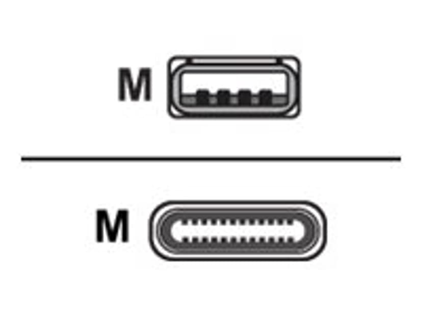 Honeywell Kabel USB A/M - Typ C 1.2m 1.2m USB A USB C Svart