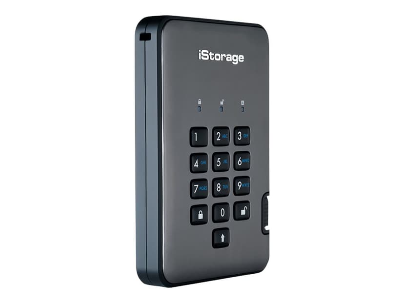 Istorage Diskashur PRO2 SSD 256-BIT 1TB Classified USB Type-A Zwart, Grafiet