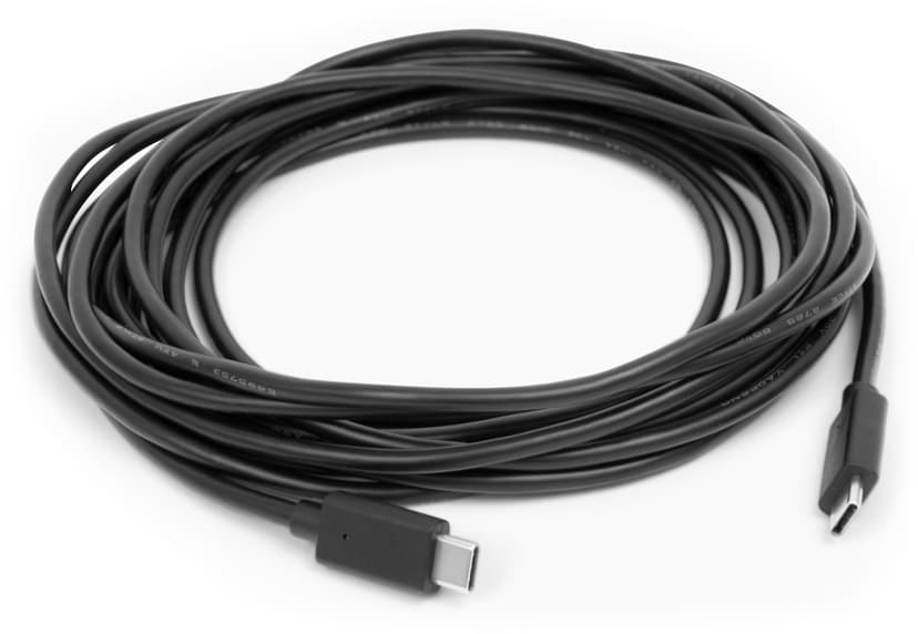 Owl Labs USB C (uros) – USB C (uros) -kaapeli Meeting Owl 3:lle (4,87 metriä) 4.87m USB C USB C Musta
