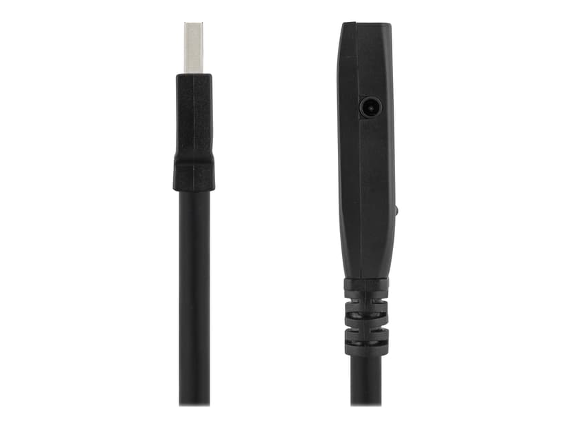Deltaco USB3-1002 5m USB A USB A Svart