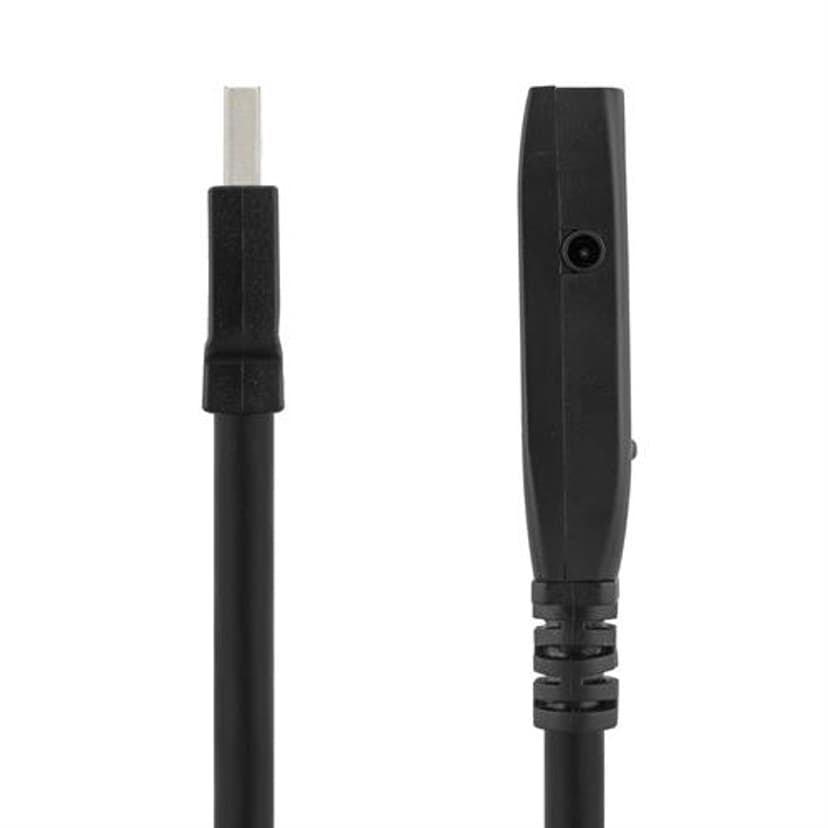 Deltaco USB3-1002 5m USB A USB A Svart