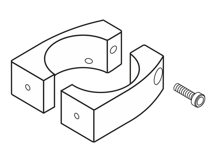 Ergotron Split Pole Mount Bracket - Lx 200 & 400 Series