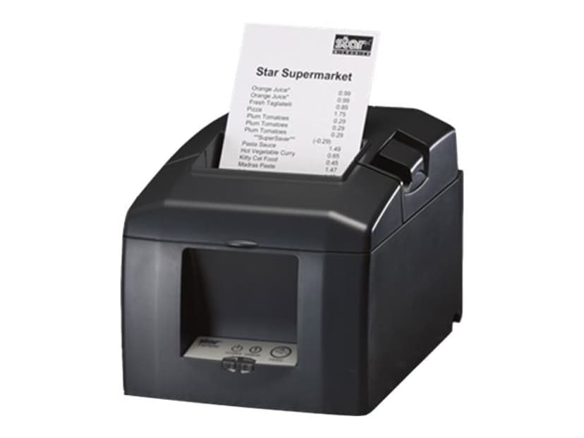 Star Receipt Printer TSP 654II Cutter Black Incl Wall Mount