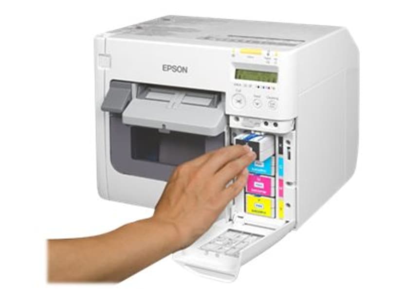 Epson TM-C3500-värietikettitulostin USB/Lan, sis. NiceLabel-ohjelmiston