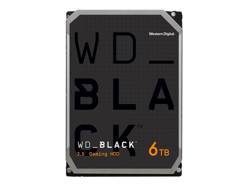 WD BLACK 6TB 3.5" 7200r/min SATA Harddisk