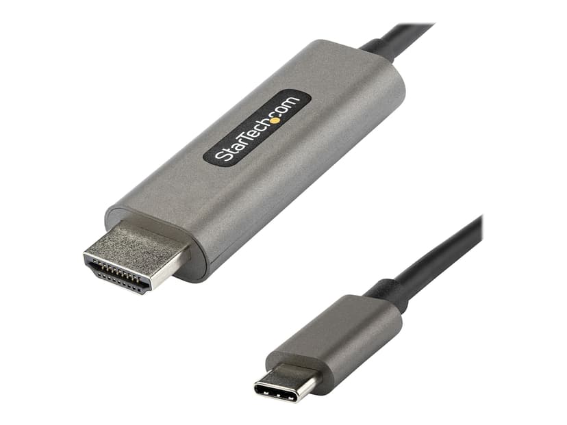 Startech StarTech.com CDP2HDMM5MH videokaapeli-adapteri 5 m HDMI-tyyppi A (vakio) USB Type-C Musta, Hopea 5m HDMI USB-C Hopea, Musta