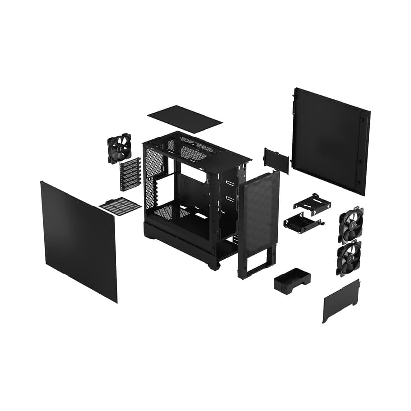 Fractal Design Pop Air Tower Svart Tårn Svart