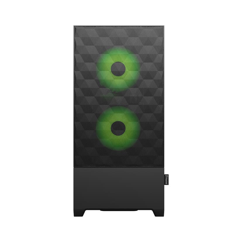 Fractal Design Pop Air Tower Sort, Grøn Tower Grøn, Sort