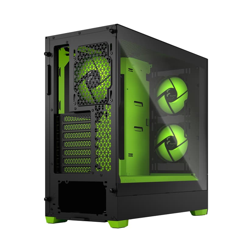 Fractal Design Pop Air Tower Sort, Grøn Tower Grøn, Sort