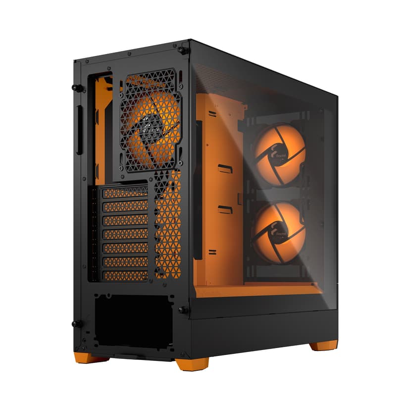 Fractal Design Pop Air Tower Musta, Oranssi Torni Musta, Oranssi