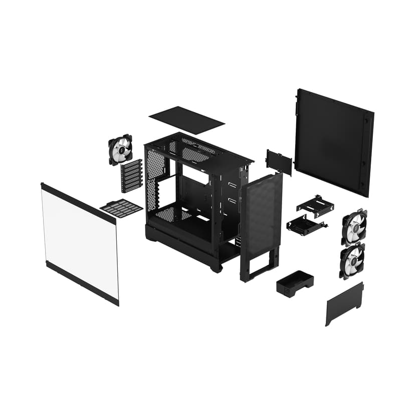Fractal Design Pop Air Tower Svart Torn Svart