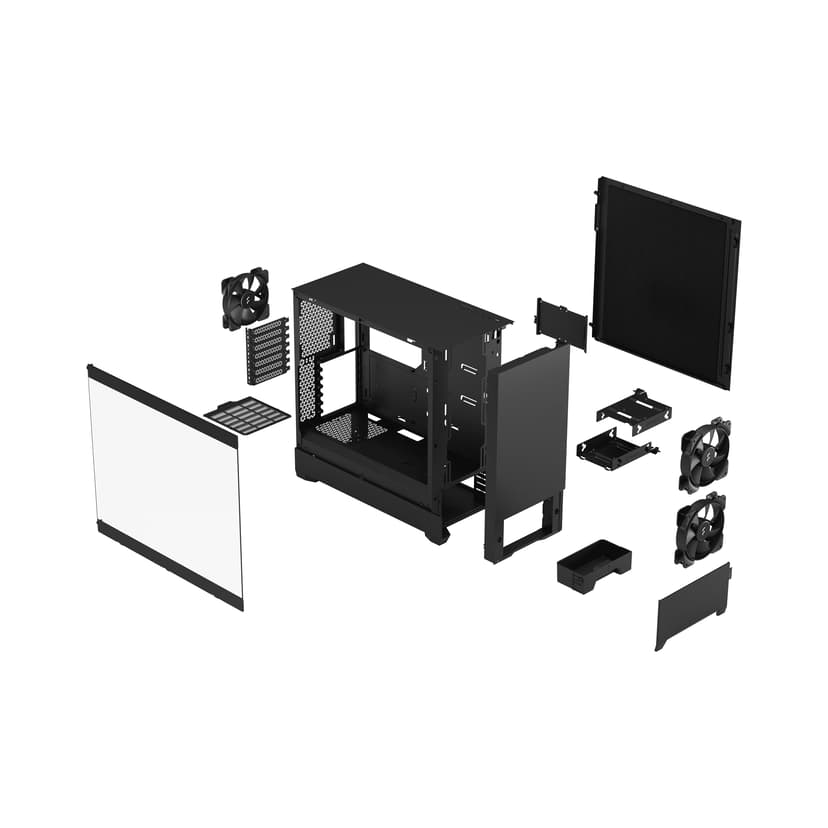 Fractal Design Pop Silent Tower Svart Torn Svart