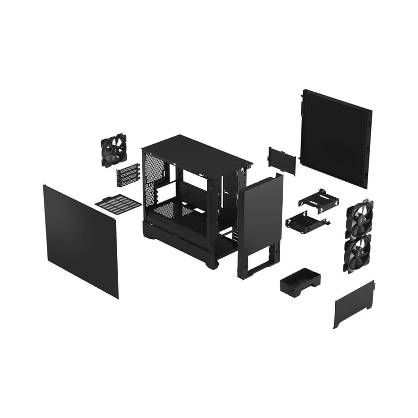 Fractal Design Pop Mini Silent Mini Tower Svart Mini Tower Svart