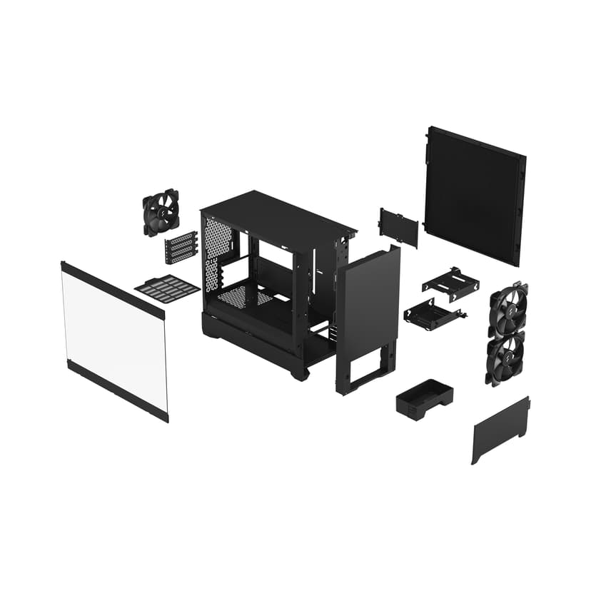 Fractal Design Pop Mini Silent Mini Tower Svart Mini Tower Svart