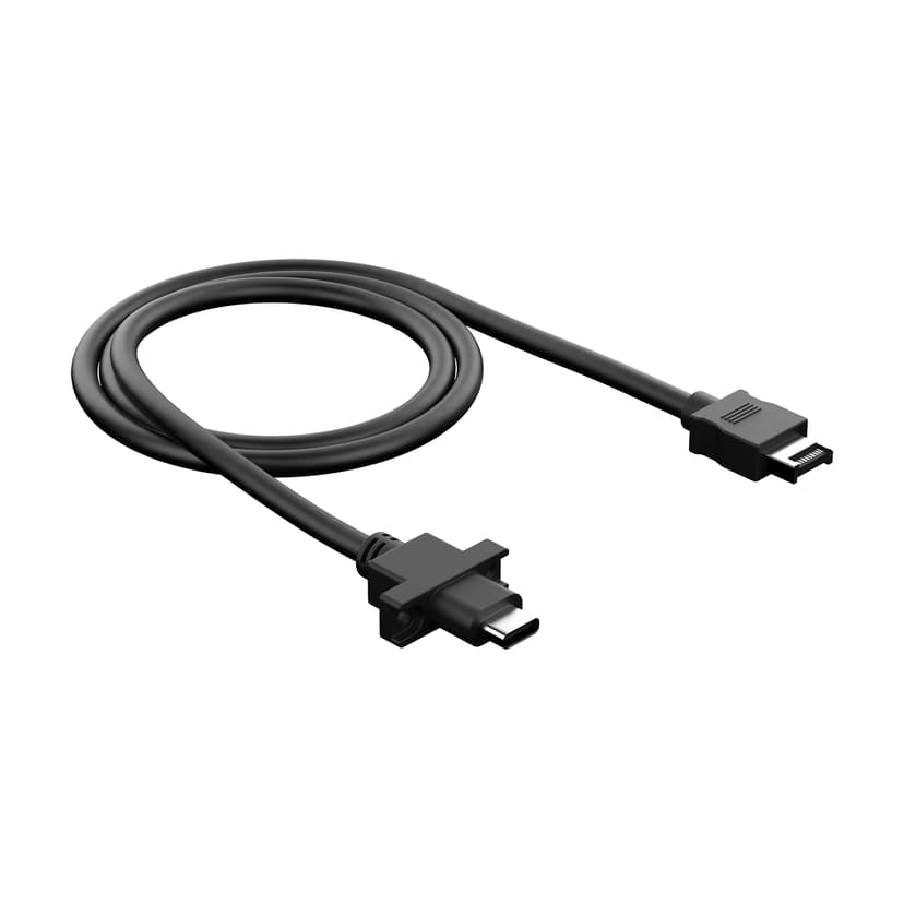 Fractal Design USB-C-kabel for POP-serie chassis, Model D 0.67m USB C Sort