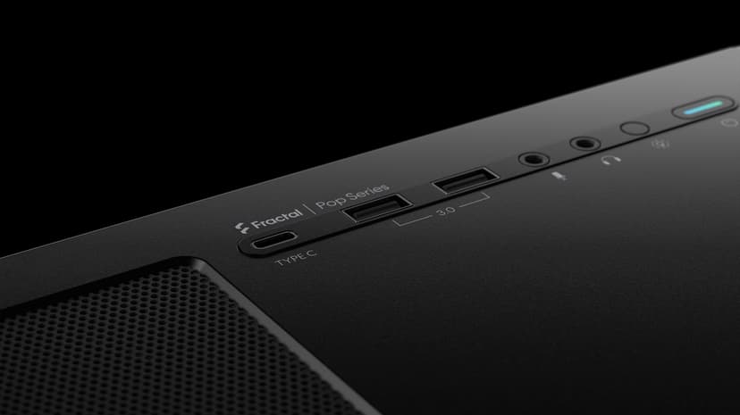 Fractal Design USB-C-kabel for POP-serie chassis, Model D 0.67m USB C Sort