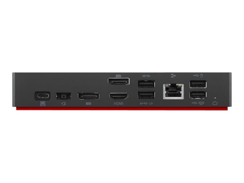 Lenovo ThinkPad Universal USB-C Smart Dock Koblet med ledninger (ikke trådløs) USB 3.2 Gen 2 (3.1 Gen 2) Type-C Sort USB 3.2 Gen 2 (3.1 Gen 2) Type-C