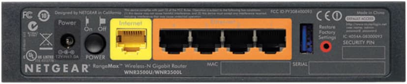 Netgear Rangemax Wnr3500l