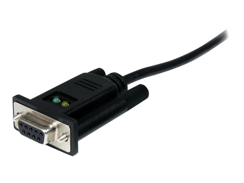 Startech Adapter 1.7m USB A DB-9 Sort