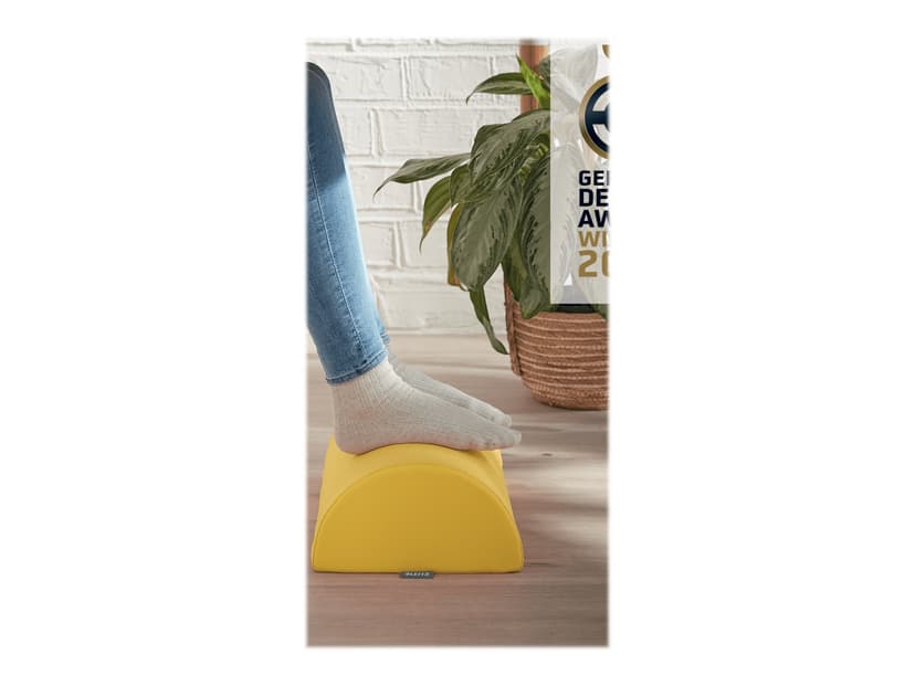 Leitz Cosy Ergo Fotstøtte Gul