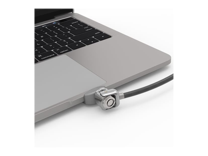 Maclocks Compulocks UNVMBPRLDG01 kabellås Svart, Rostfritt stål
