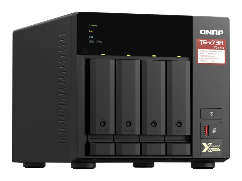 QNAP TS-473A-8G 8GB M.2 2280 NVME 0GB
