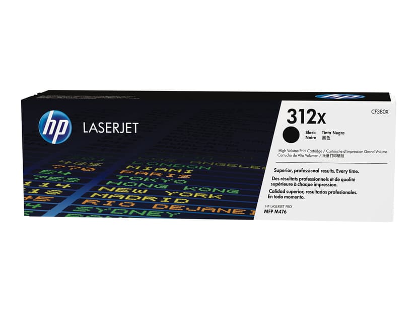 HP Toner Svart 312X 4.4K - CF380X