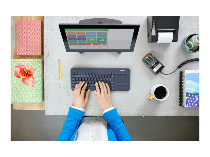 Logitech Touch K400 Plus Trådlös Amerikanskt internationellt