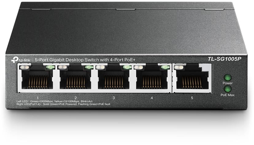 TP-Link TL-SG1005P 5-Port PoE 56W Switch