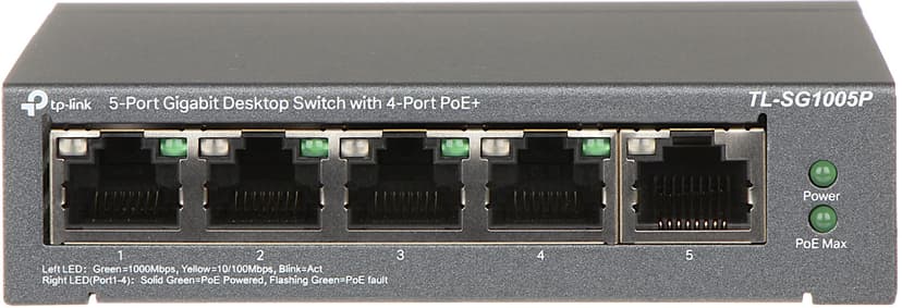 TP-Link TL-SG1005P 5-Port PoE 56W Switch