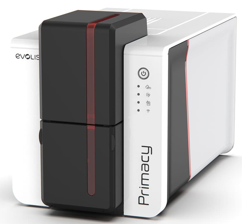 Evolis Primacy Duplex USB/Ethernet sort/rød