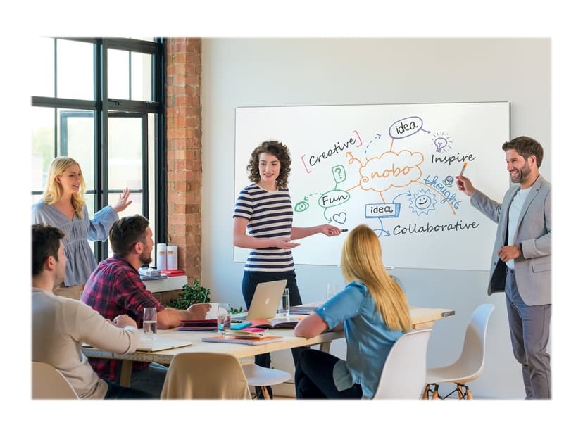 Nobo Whiteboard Impression Pro Wide Emalj 55"