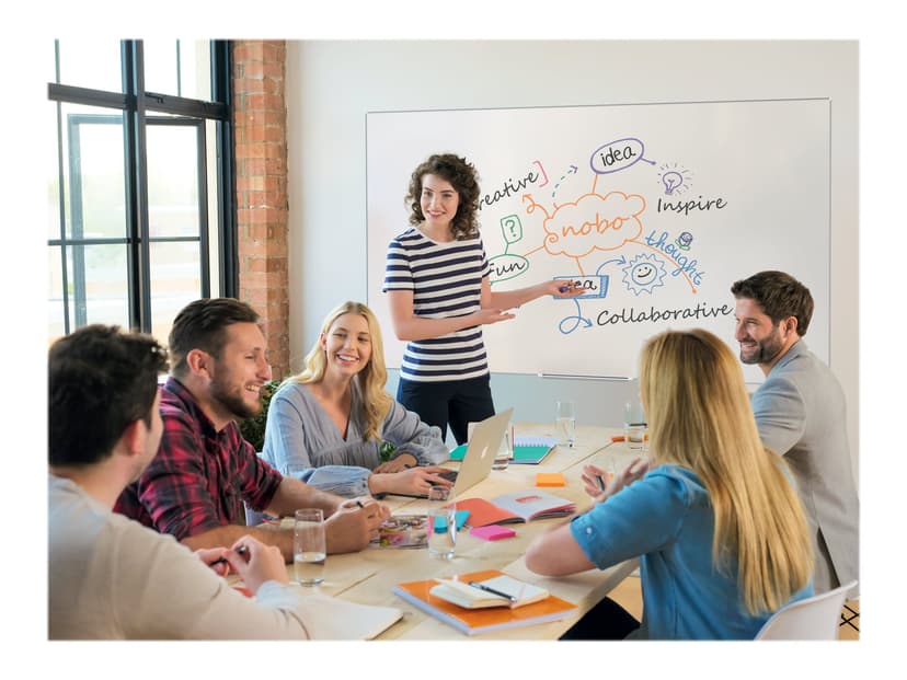 Nobo Whiteboard Impression Pro Wide Emalje 55"