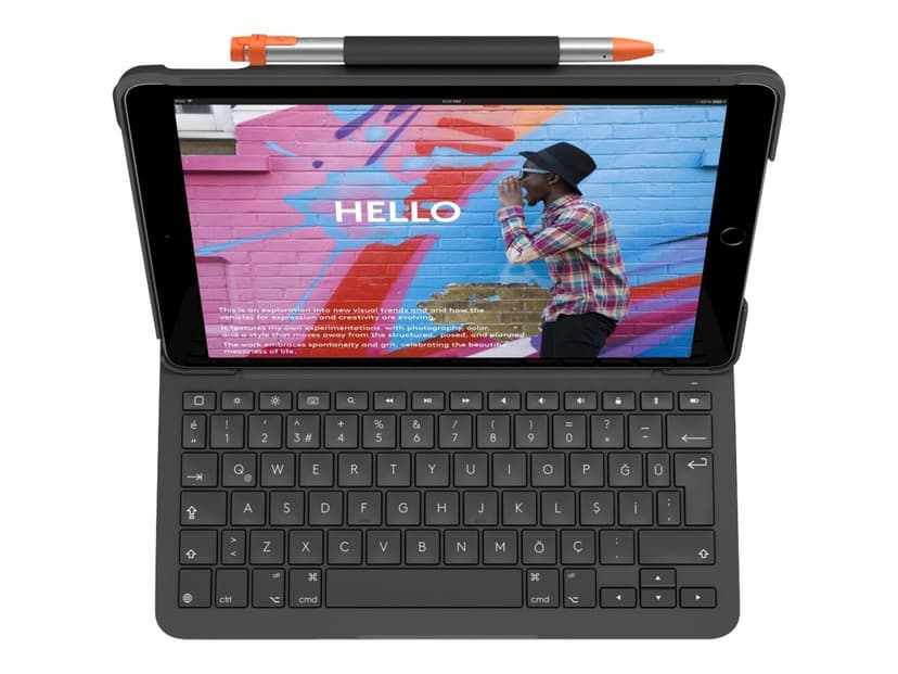 Logitech Slim Folio For Ipad 7th Gen – Graphite #kit
