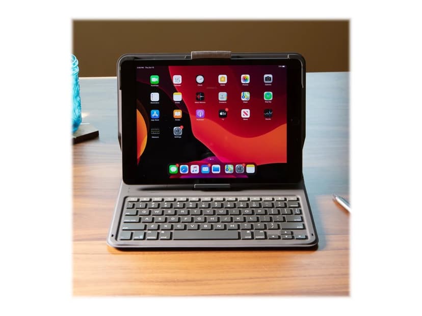 Zagg Messenger Folio 2 iPad 10.2" 7th gen, iPad 10.2" 8th gen, iPad 10.2" 9th gen Pohjoismainen Charcoal