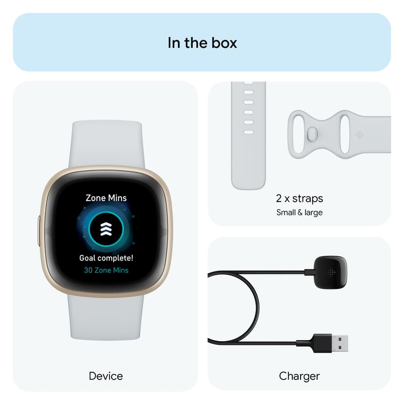 Fitbit Sense 2 Blue Mist/Soft Gold