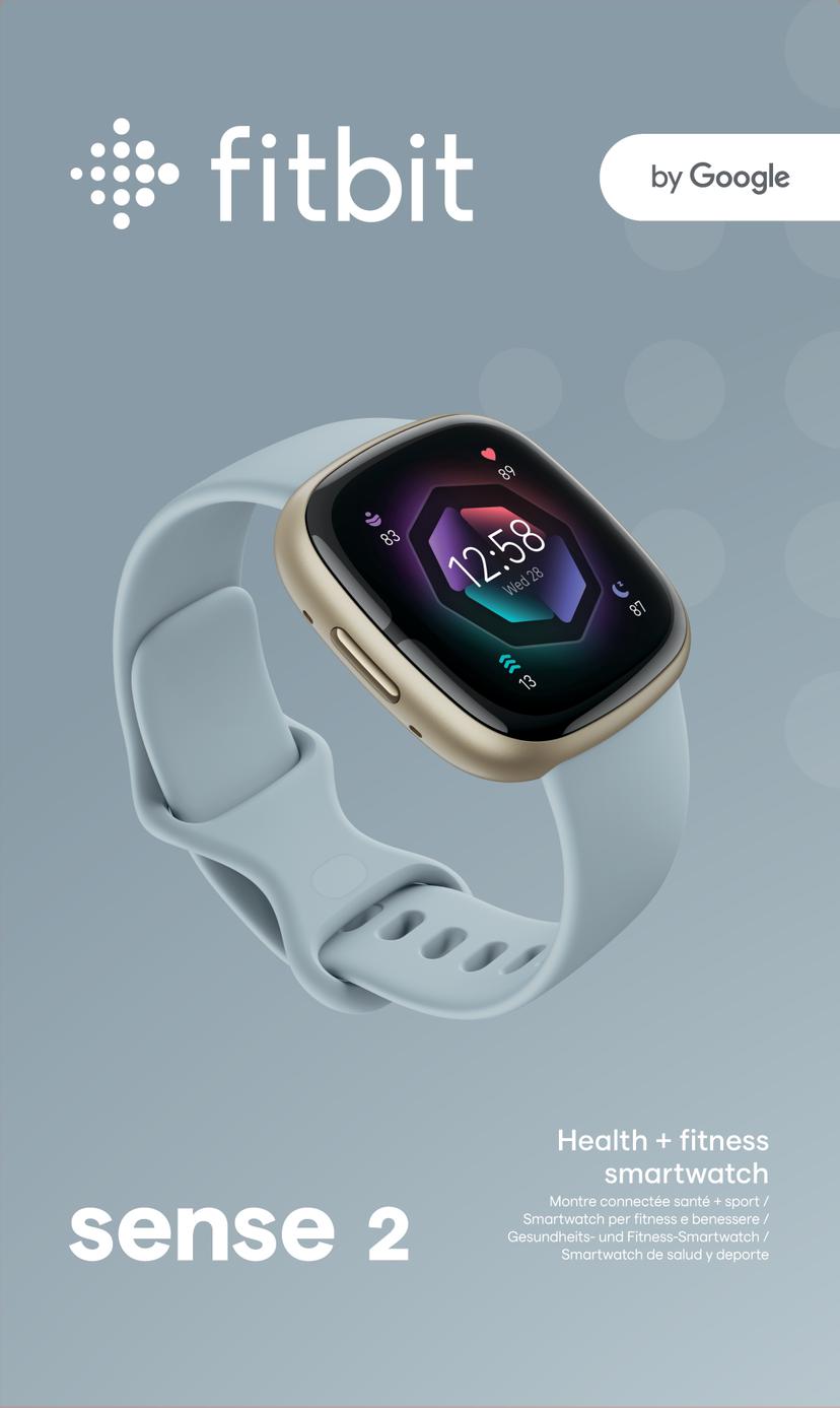 Fitbit Sense 2 Blue Mist / Soft Gold