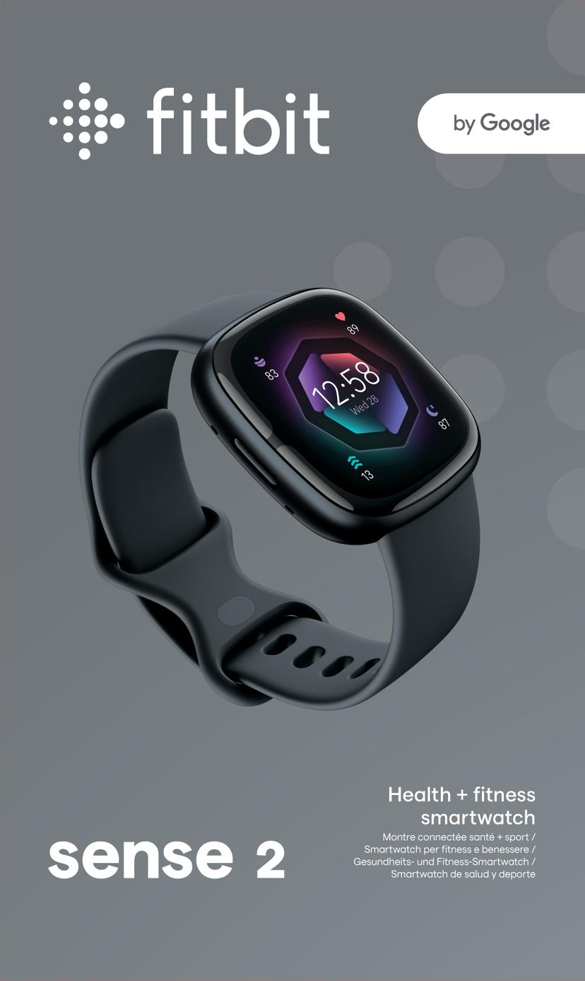 Fitbit Sense 2 Shadow Grey/Graphite Musta