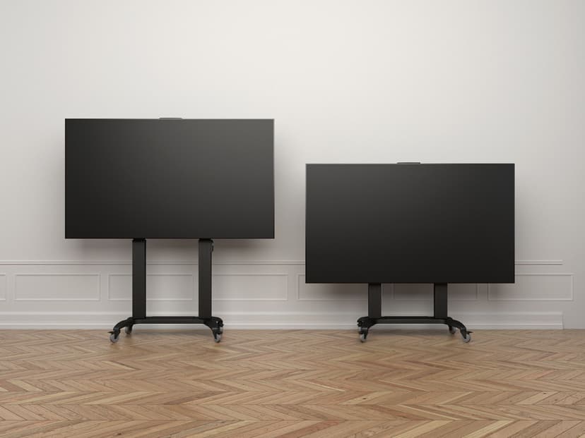 Multibrackets M Gemotoriseerd vloerstatief Dual Pillar 180 HD 65-110" Zwart